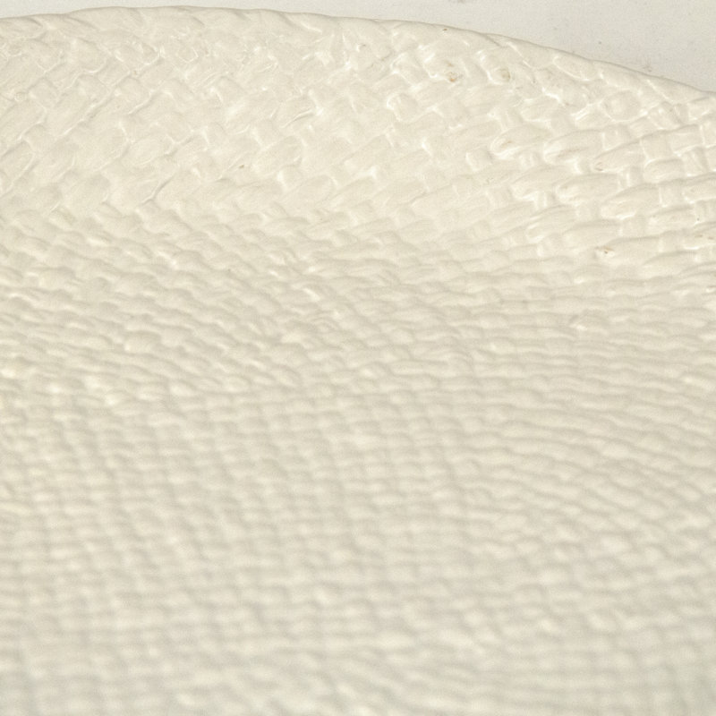 Plateau Jill, Blanc, L 13,25 po x L 13,25 po x H 1,75 po