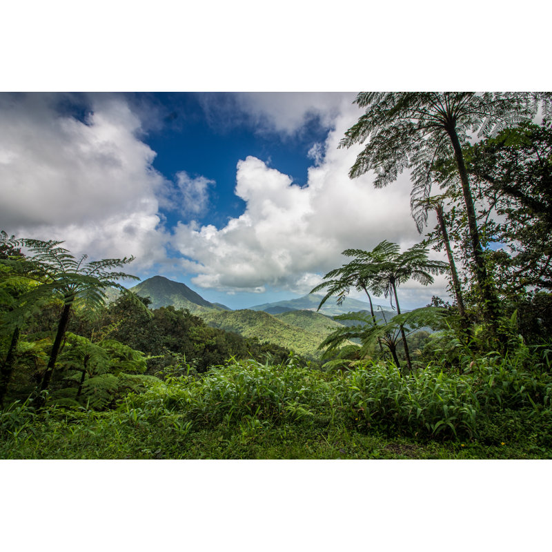 Clouds And Mountains by NorthHatley - Wrapped Canvas Print, 81cm H x 122cm W