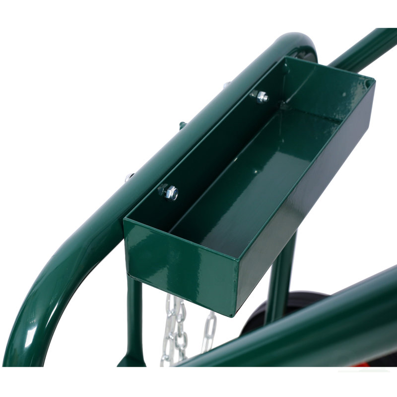 440lbs capacity Cylinder Cart,WELDING CYLINDER HAND TRUCK,Large Dual Oxygen Tank Cart Dolly With 10-Inch Solid Rubber Wheels