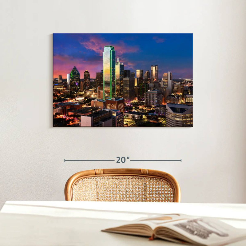 Nicci Dallas, horizon au coucher du soleil, H 16 po x l 24 po