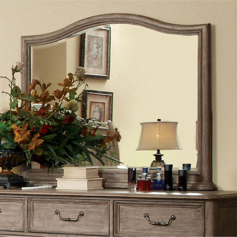 Gyselle Wood Wall Mirror