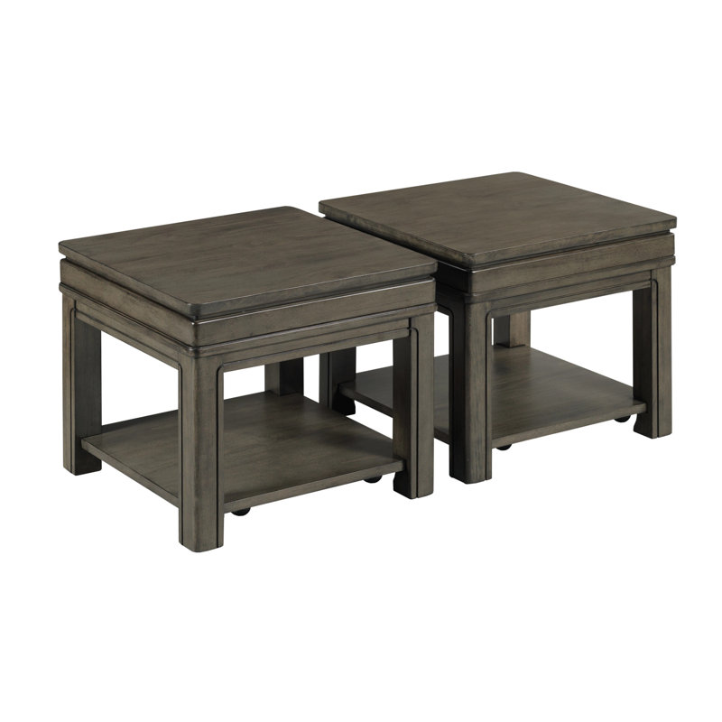 BUNCHING COFFEE TABLE-CHARCOAL/2PACK, Black
