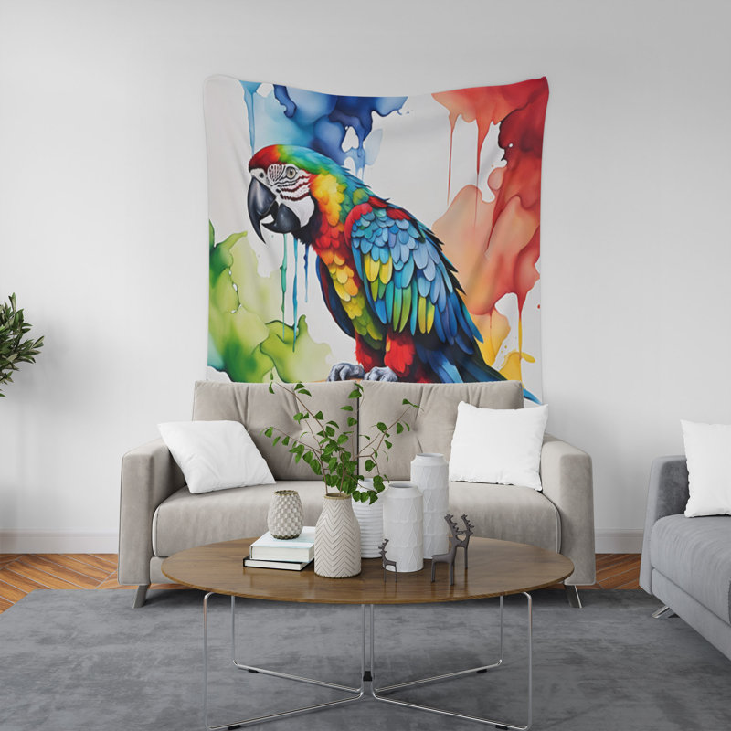 Tapisserie murale, H 60 po x l 51 po x P 0,5 po