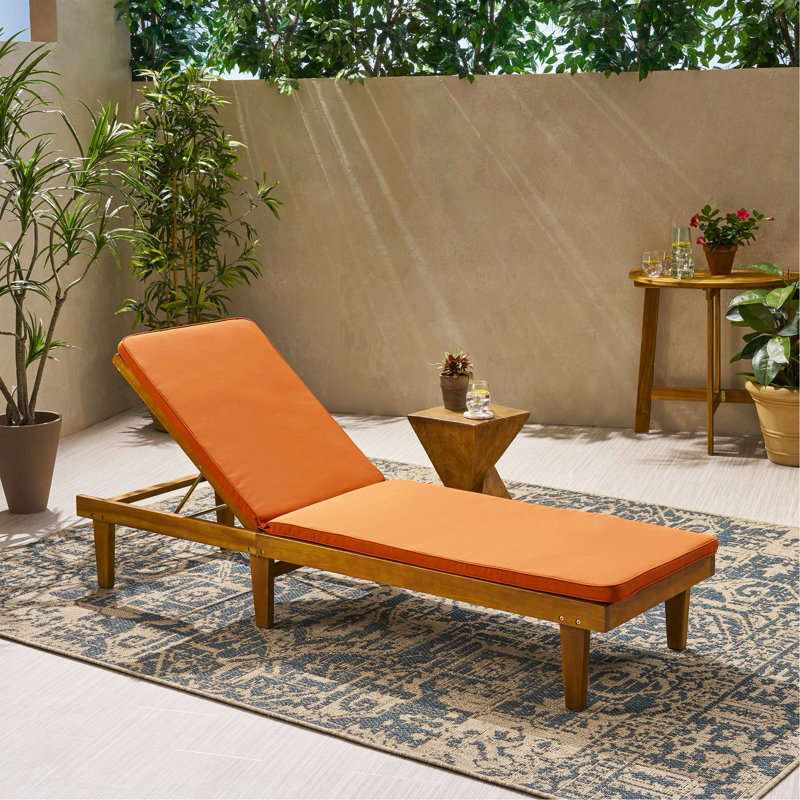 Coussin de chaise longue, Orange