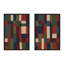 Fragmented Spectrum. Set of 2 by Romina Gadler - Framed Wall Art-2040102078-2040102079