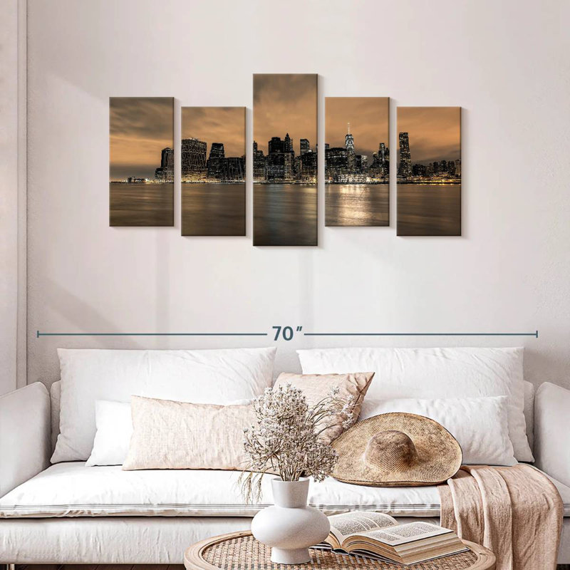  «Ah New York, H 24 po x l 49 po