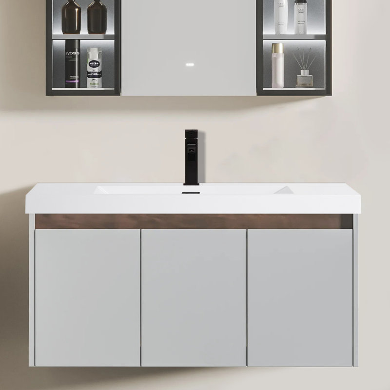 Lavabo de salle de bain 36 "en résine