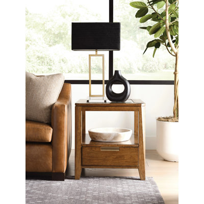 CLARITY DRAWER END TABLE