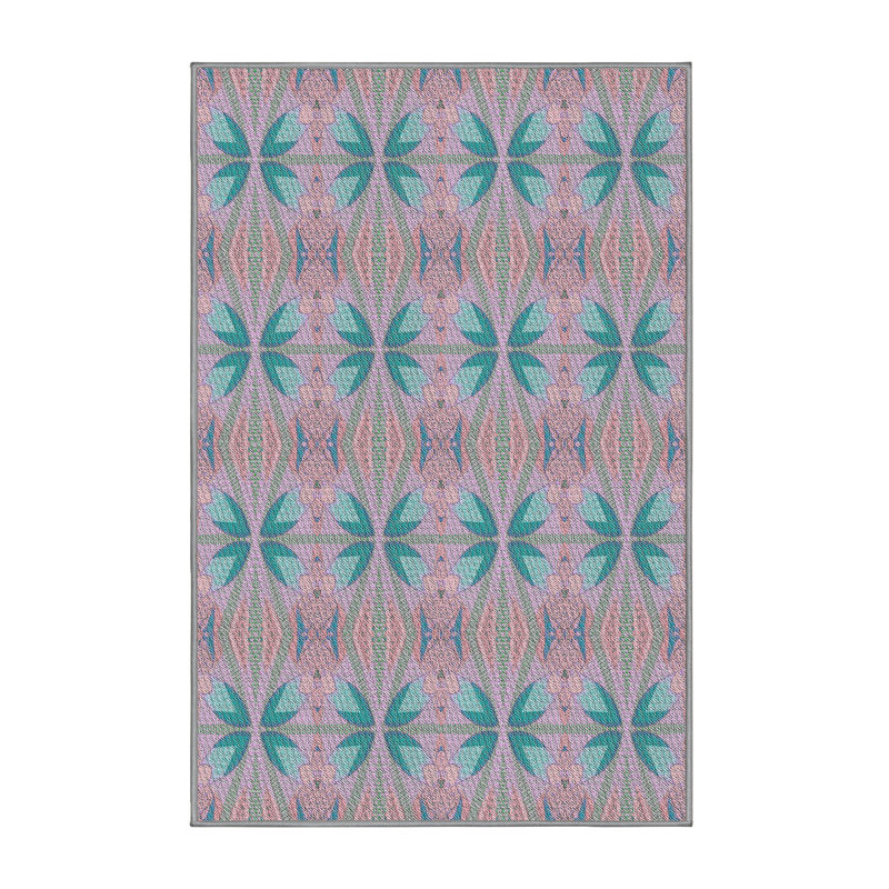Geometric Indoor Rug, Rectangle 8' x 12'