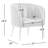 Gjylnaze Faux Leather Barrel Chair-1020513686