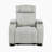 Henline 38.5" Modern & Contemporary Textured Microfiber Reclining Chair with Hidden Storage & Cup Holders, Wall-Hugger Design & LED Base Lighting