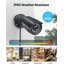 Système de caméra de sécurité 8CH DVR avec disque dur de 1 To, 8 balles / caméra dôme 2MP d'extérieur, détection de mouvement