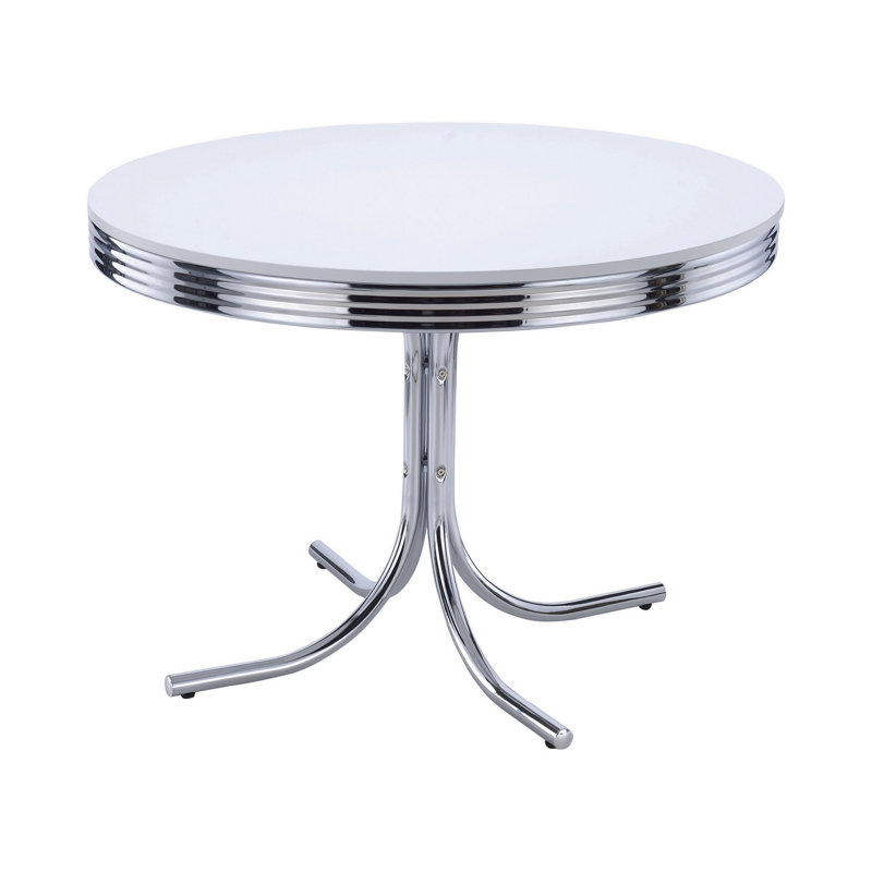 Kendell Round Metal Base Dining Table