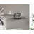 Modern Wall Shelf, White, 47.2 x 11.8 x 7.1 inches | 100% Melamine Coated Particle Board, Thickness: 0.7 inches | Multiple Shelves, Fixed to Wall | Stylish Storage Solution for Home & Office Décor