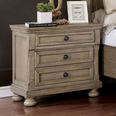 Table de chevet style transitionnel 1pc