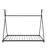 Metal House Platform Bed With Triangle Structure-1371516322