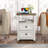 Azella Frame 2 End Table Set with Storage and Built-In Outlets-824583094