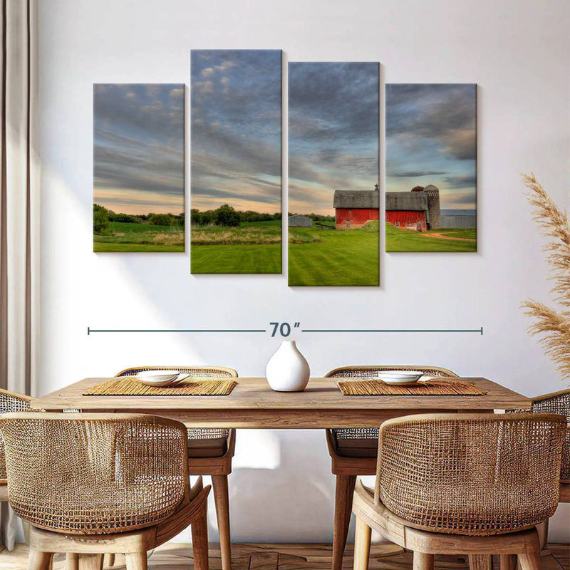 Lilie Rural Minnesota Barn, 42" H x 68" W