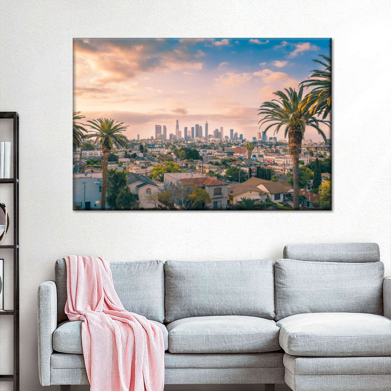 " Los Angeles City Canvas Print ", 8" H x 12" W x 1" D