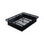 Base de lit en métal noir, 16 po, pour lit double, taille 16 po