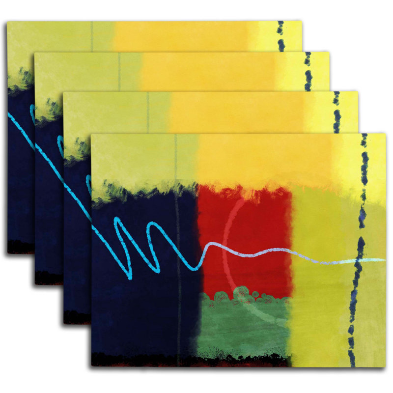 Polyester Abstract Placemat