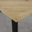 Anacortes Oak Metal Base Dining Table-437683931-437683932