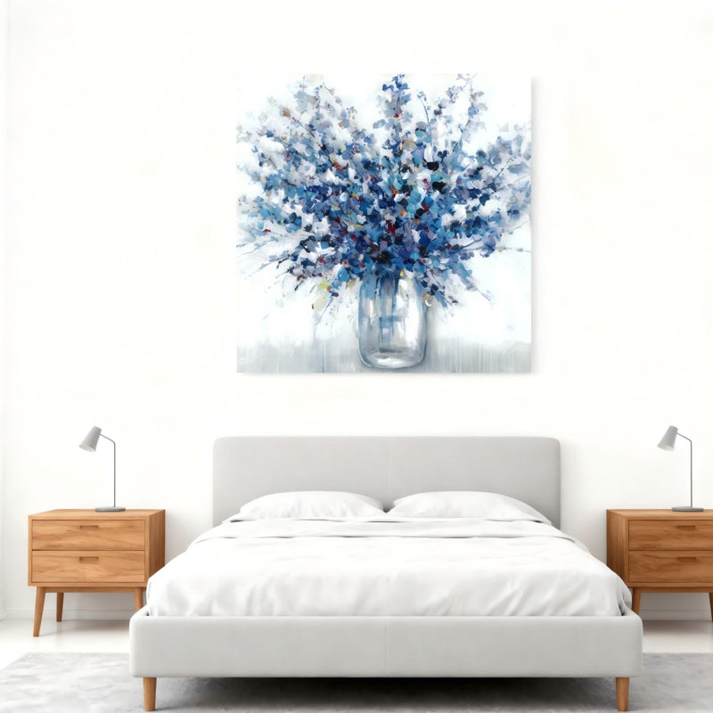 Art abstrait sur toile 16 "x 16"