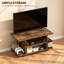 Unfinished TV Stand for TVs up to 42" with Fireplace Included