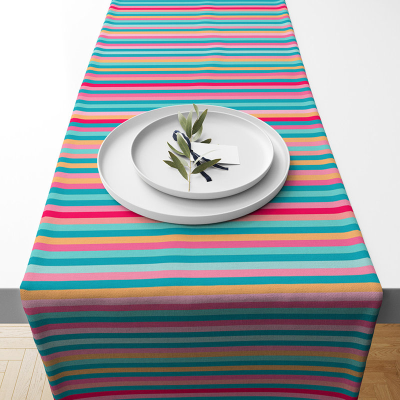Jain Striped Table Runner