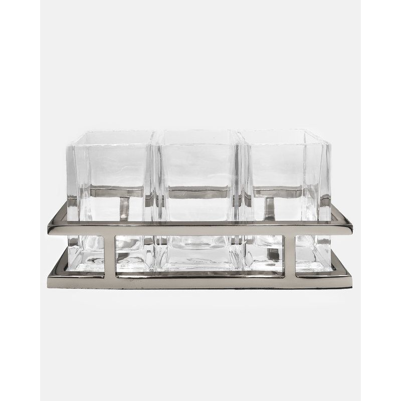 Aspen Flatware Caddy, Silver