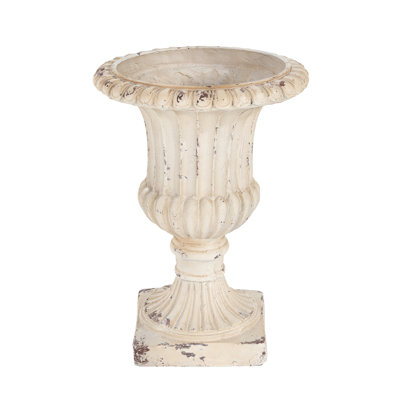 MGO Garden Urn, Antique White, 19.25'' H
