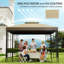 Dakota Fields Fabric Replacement Canopy for Gazebo-1578909822