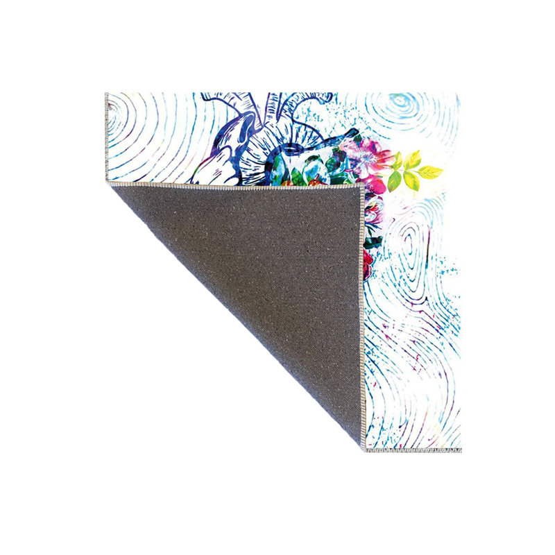 Tapis décoratif lavable à la machine, Tapis de couloir 2 pi 6 po x 6 pi 7 po