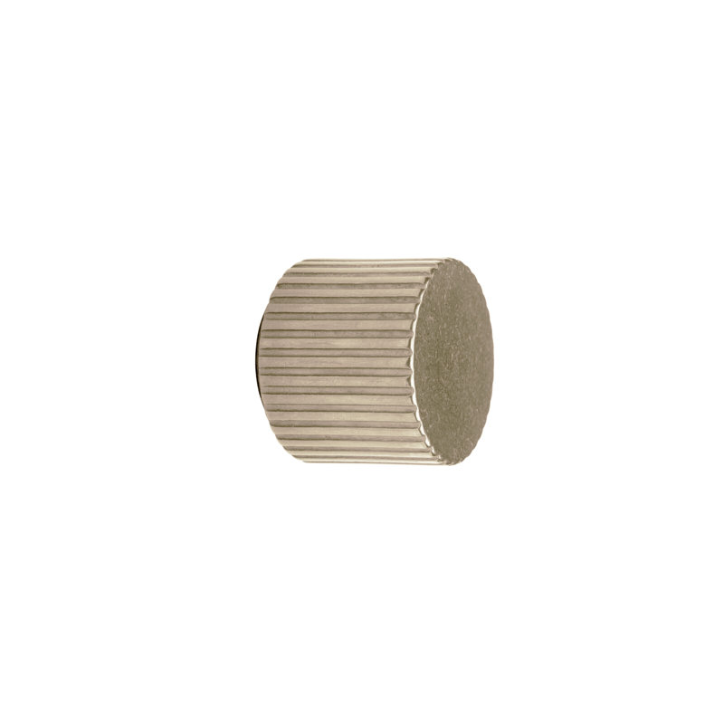 Roger Thomas 1 3/8 Diameter Cylindrical Knob, White Bronze Brushed
