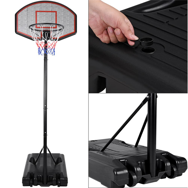 Freeport Park Gorski Adjustable Height 92cm W Steel Portable Full-Size Basketball Hoop