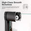 Porte de douche coulissante double semi-sans cadre H 44 po à l 72 po x H 72 po, porte de douche à dérivation, porte en verre trempé épais de 1/4 po (6 mm), noir mat