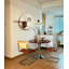 Décoration murale en forme de vase en grès crème de style crème-1376783135