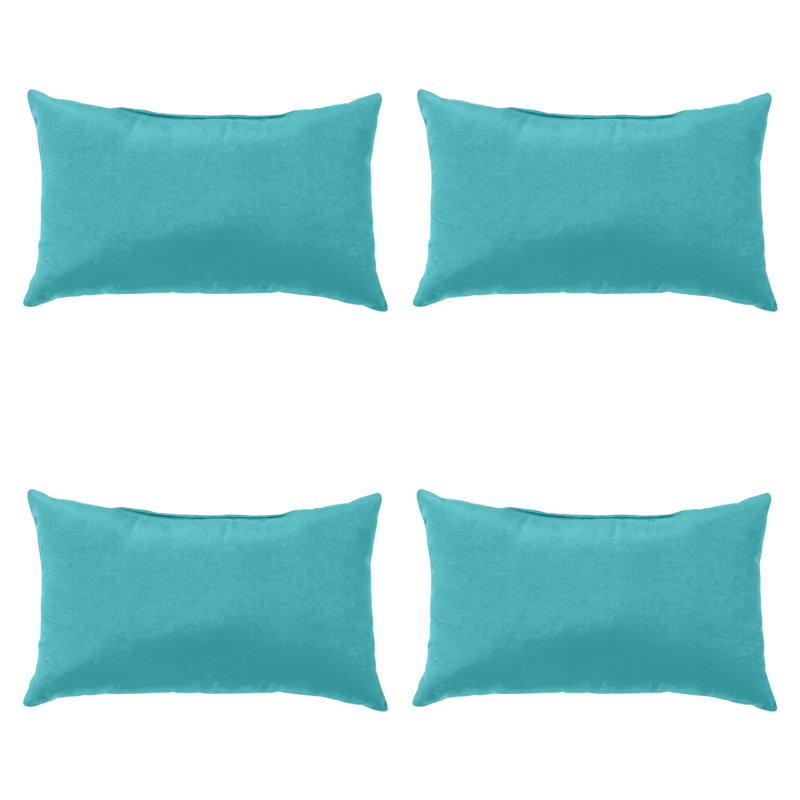 Housse et insert de coussin d'extérieur Covington, Ensemble de 2, Sarcelle