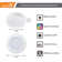 5.5 in. Round Color Selectable Integrated LED Flush Mount Downlight
