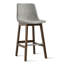 Tabouret de bar 28 po en bois massif à dossier bas 28 po (ensemble de 4)-132042877