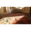 Tapis rose antique en laine Art déco
