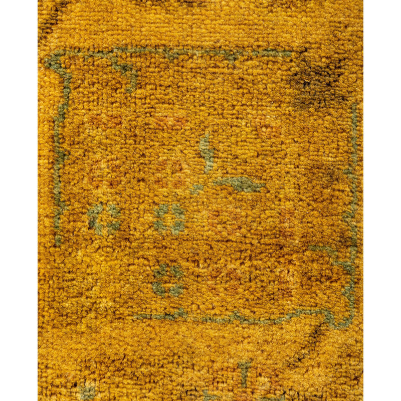 Overdyed One-of-a-Kind 2' 6" X 16' 2" Hand Knotted Area Rug