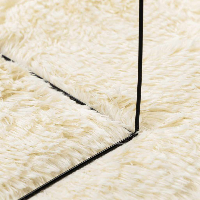 Solid Colour Area Rug, Round 120cm