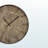 Lepine Round Wall Clock in Brown with Transitional Style