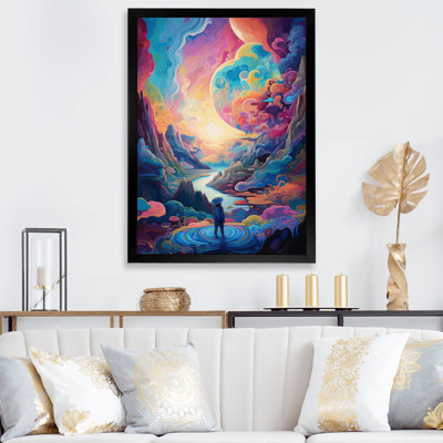 " Solitude Mysterious Rainbow Vision Landscape "