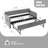 Double Size Upholstered Daybed Frame with Pull Out Trundle Bed, Slatted Sofa Bed with Side Storage Pocket for Guest Room Living Room-1758319737