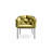 Lawncrest 18'' H Upholstered Metal Armchair-1201940201-1201940203
