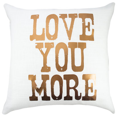 Love You More Throw Pillow