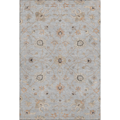 Premium Machine Washable Krause AMF1137 Global Rug