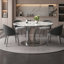 Italian style simple round dining table sets